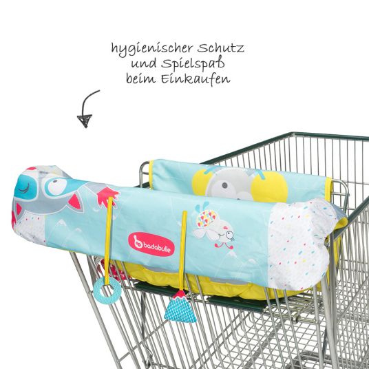 Badabulle Seat cover for shopping cart - Mountain animals