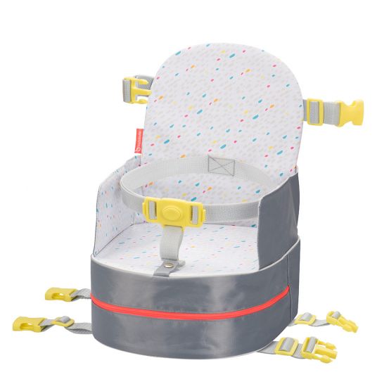 Badabulle Booster seat - Mountain Animals - Grey Coral