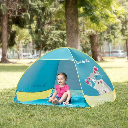 Badabulle Play tent with UV protection - raccoon