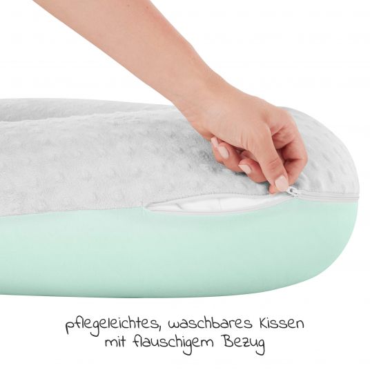 Badabulle Nursing pillow Fluffy with micro bead filling incl. cover 150 cm