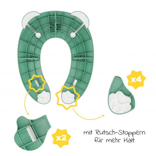 Badabulle Toilet seat foldable - Green