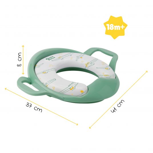 Badabulle Toilet seat Soft with handles - Green