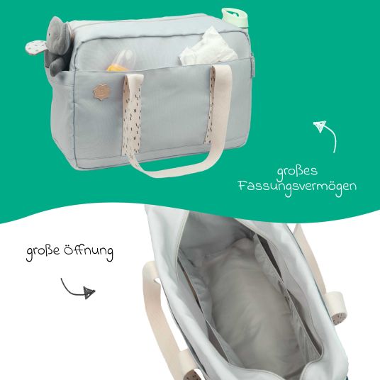 Badabulle Wickeltasche Bowling - Grey