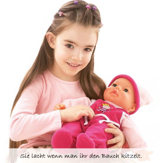 Bayer Design Bambola Hello Baby con funzioni 46 cm
