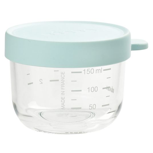 Beaba Storage jar glass 150 ml - light blue