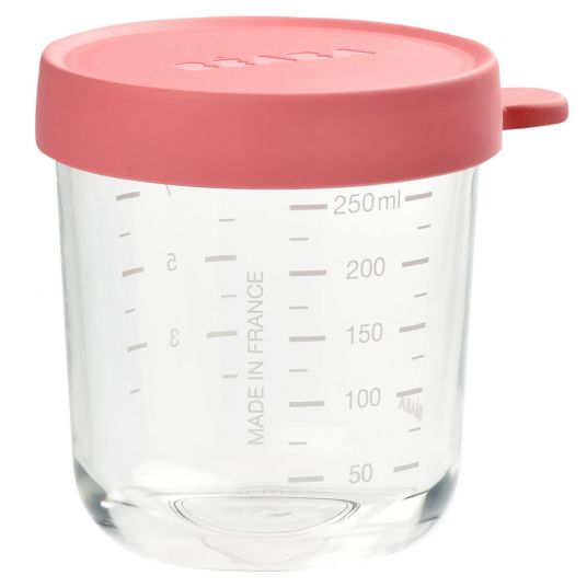 Beaba Aufbewahrungsbehälter Glas 250 ml - Pink