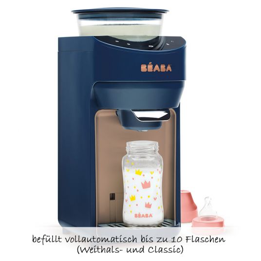 Beaba Babyflaschenzubereiter Milkeo - Vollautomat für Babys Fläschchen - Nachtblau