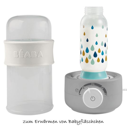 Beaba Scaldapappe e sterilizzatore Babymilk Second - Grigio Bianco