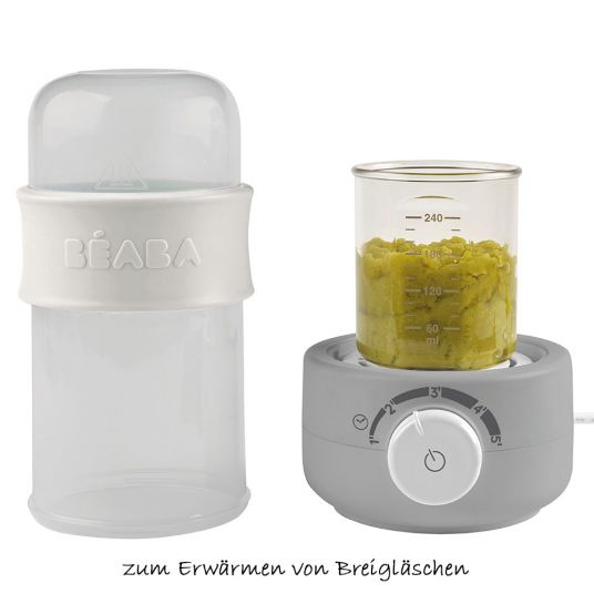 Beaba Baby Food Warmer & Sterilizer Babymilk Second - Grey White