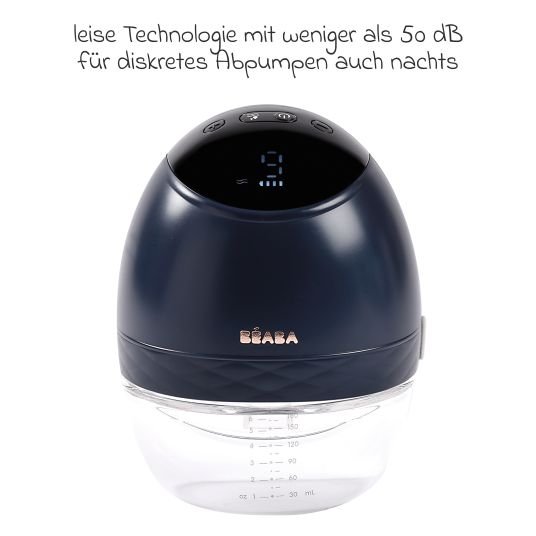 Beaba Elektrische Milchpumpe Hands-free - Nachtblau