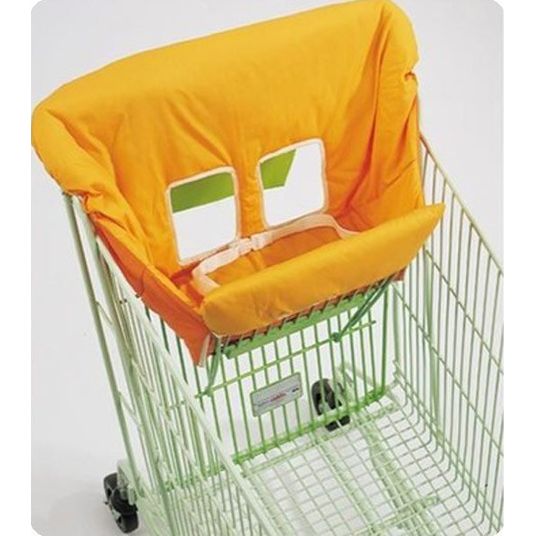 Beaba Komfortsitz für Einkaufwagen - Grün Orange