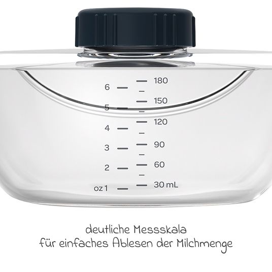 Beaba Muttermilchbehälter für Milchpumpe Hands-free 180 ml