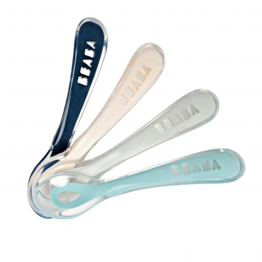 Beaba Silicone Spoon 4 Pack Second Age - Drizzle