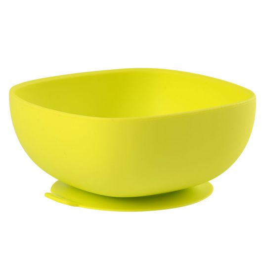 Beaba Silicone Bowl with Suction Base - Neon Green