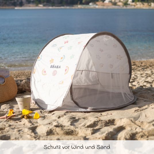 Beaba Spielzelt Strandmuschel mit UV-Schutz 50+ - Breezy - Clay Earth