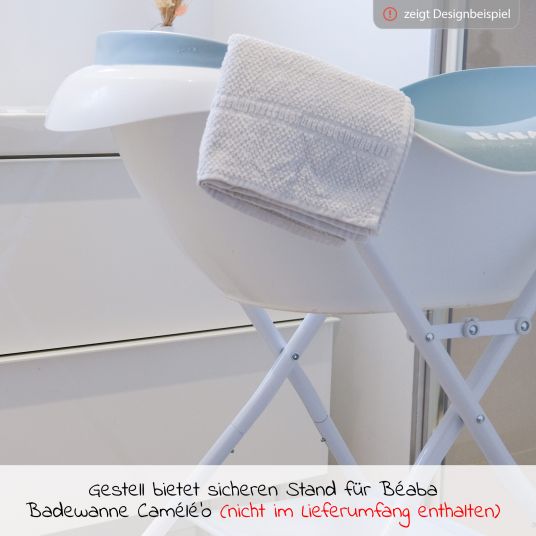Beaba Ständer für Badewanne + Wickeltisch Camele'o - Light Mist