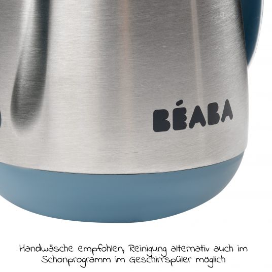Beaba Tazza con cannuccia in acciaio inox - Windy Blue - Gr. 250 ml