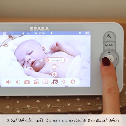 Beaba Video-Babyphone mit 360° Kamera & Nachtlichtfunktion - Zen Night Light