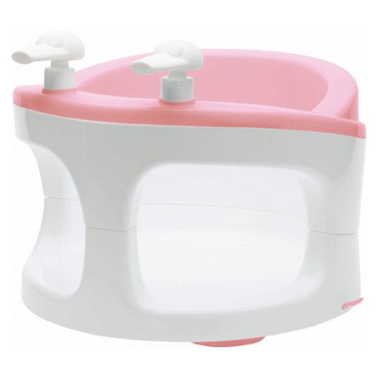 bébé-jou Baby Bath Seat with Pump Toy - Flamingo Pink