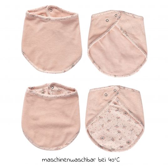 bébé-jou Bandana-Lätzchen 2er Pack - Wish Pink