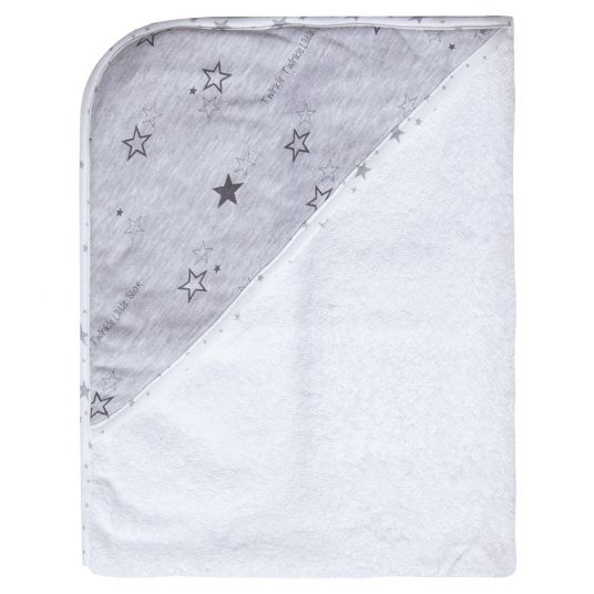 bébé-jou Hooded bath towel 85 x 75 cm - Little Star