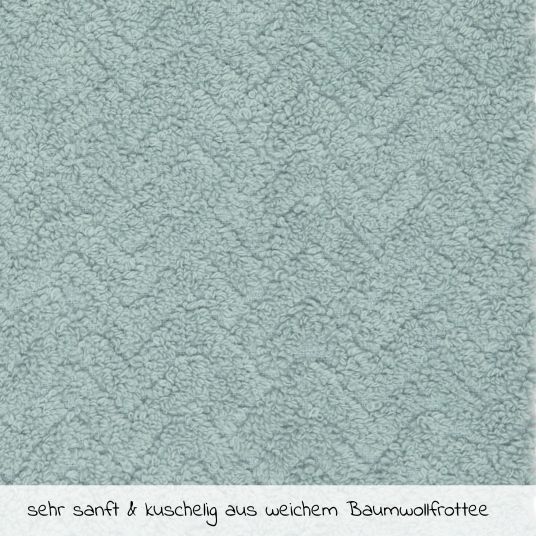 bébé-jou Waschhandschuhe 2er Pack - Paper Planes