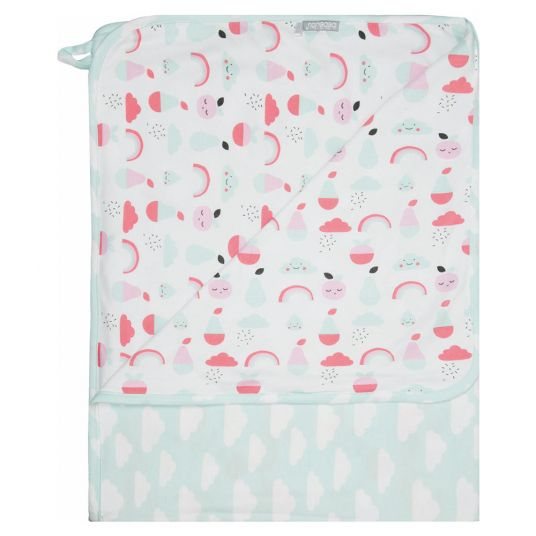 bébé-jou Reversible blanket 75 x 100 cm - Blush Baby