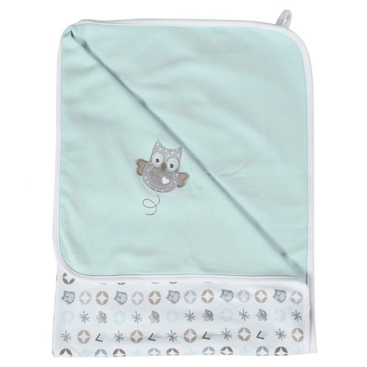 bébé-jou Reversible blanket 75 x 100 cm - Owl Family