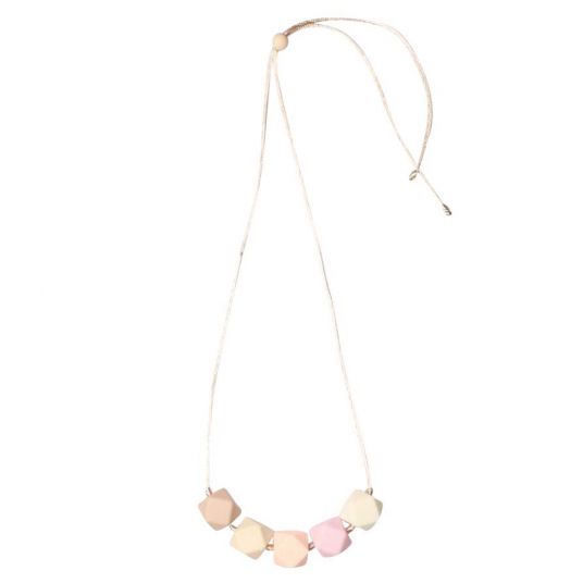 BellaJane Mummy necklace 5s hexagon pastel