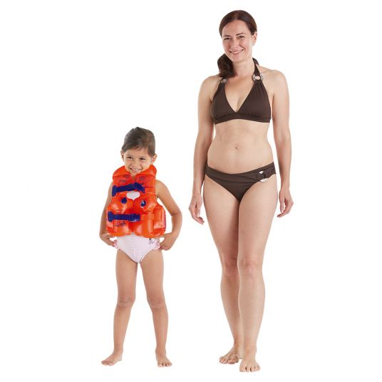 BEMA Schwimmweste aufblasbar für Kinder von 1 - 2 Jahren - Orange