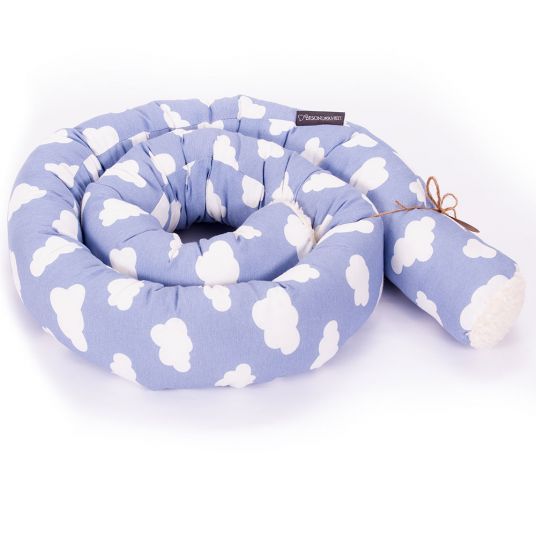 Besonderheit Bed snake - Clouds - Blue