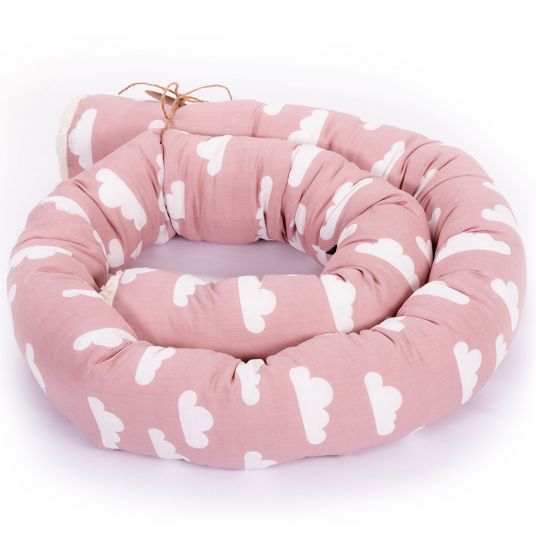 Besonderheit Bed snake - Clouds - Pink