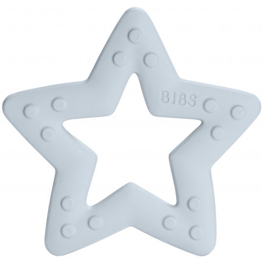 Bibs Beißring - Baby Bitie - Star - Baby Blue