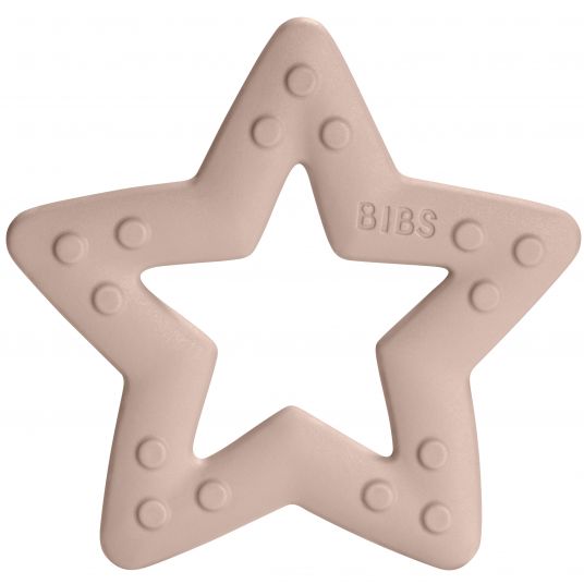 Bibs Beißring - Baby Bitie - Star - Blush
