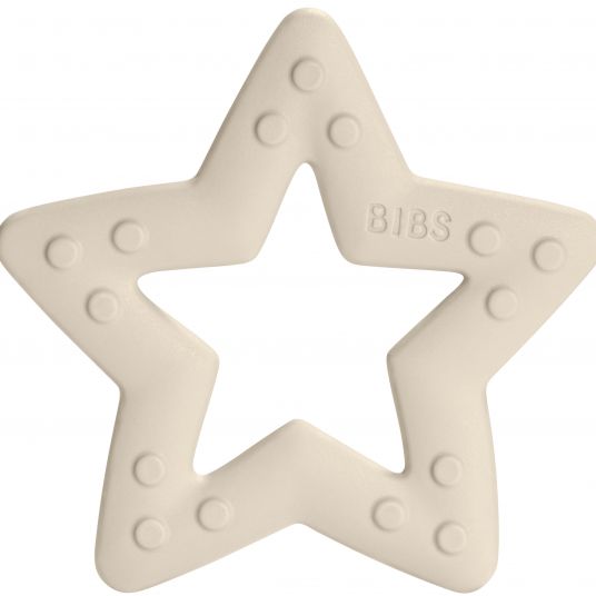 Bibs Beißring - Baby Bitie - Star - Ivory