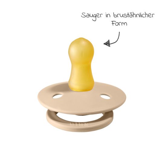 Bibs Schnuller - Colour 2er Pack - Peach / Vanilla - Gr. 0-6 M