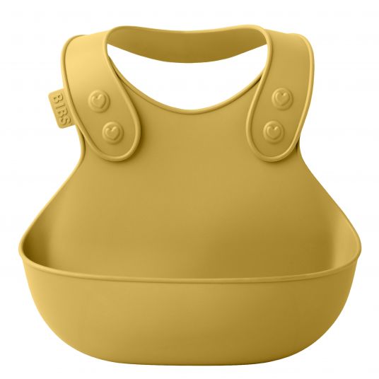 Bibs Silicone Bib Dinner Bib - Mustard