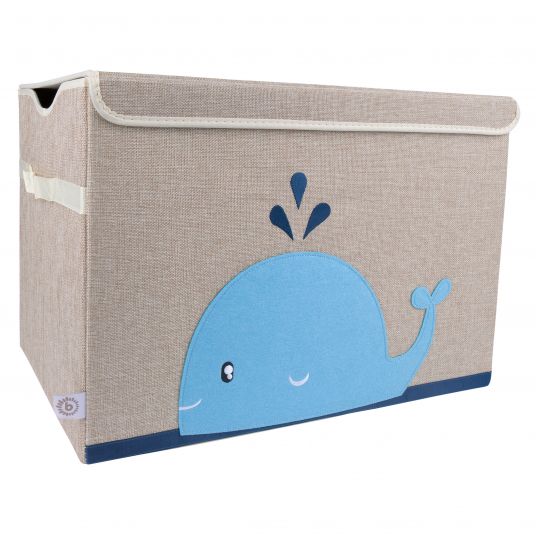Bieco Storage Box / Dust Box Large 51 x 36 x 36 cm - Whale