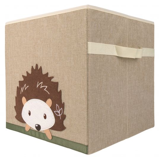 Bieco Storage Box / Dust Box Small 32 x 32 x 32 cm - Hedgehog