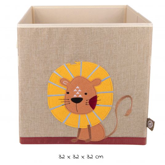 Bieco Storage Box / Dust Box Small 32 x 32 x 32 cm - Lion