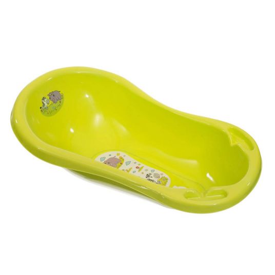 Bieco Baby bath with anti-slip bottom 84 cm - Zoo Green