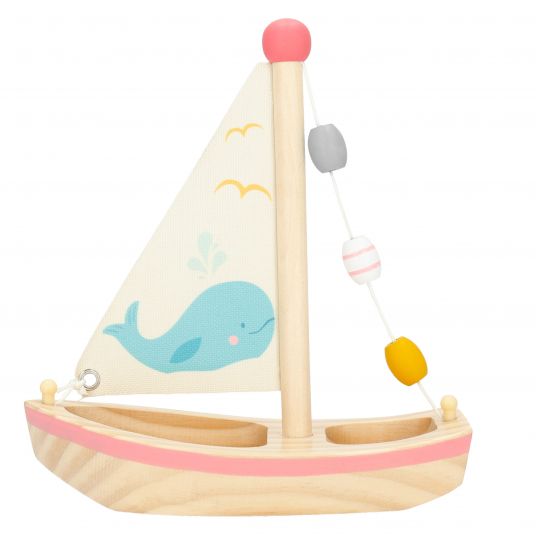 Bieco Bath toy wood sailing ship
