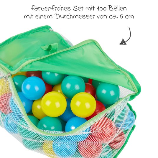 Bieco Balls Color Pop 100 pack