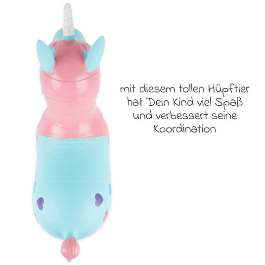 Bieco Inflatable bouncy animal - unicorn