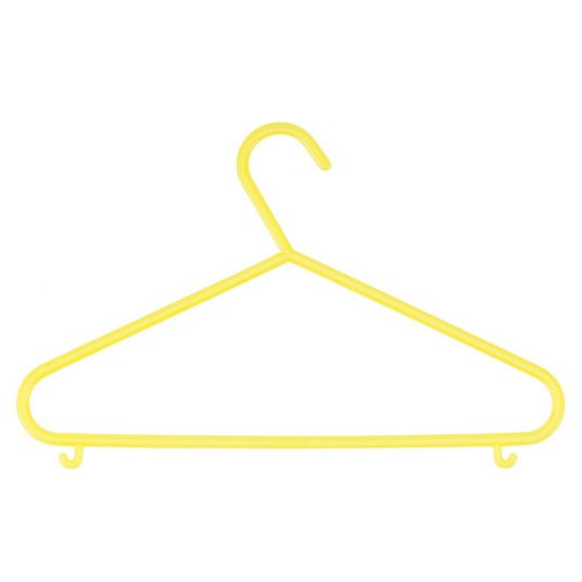 Bieco Coat hanger 8 pack - Yellow