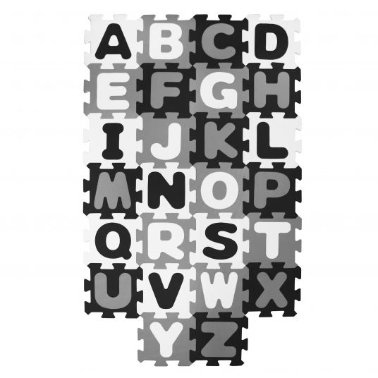 Bieco Tappeto puzzle Scandi da 52 pezzi - lettere