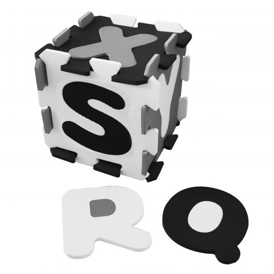 Bieco Tappeto puzzle Scandi da 52 pezzi - lettere