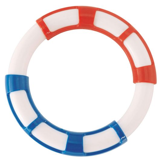 Bieco Rattle Ring - Blue White Red