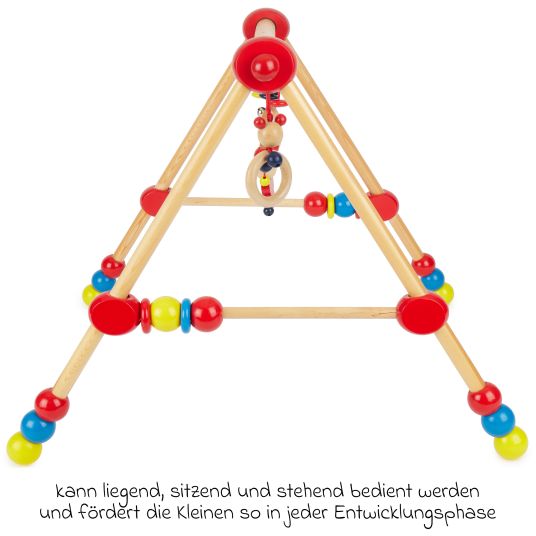 Bieco Palestra per bambini Play Trapeze in legno regolabile in altezza
