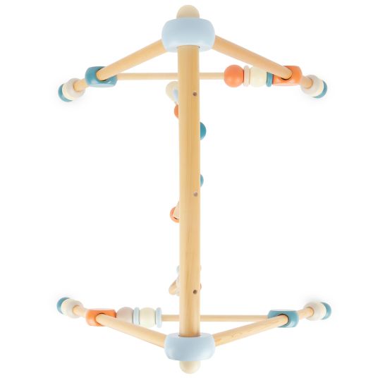Bieco Spiel-Trapez Baby-Gym aus Holz höhenverstellbar - Bär